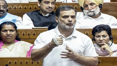 ‘PM and I don’t have wife issue’: Rahul Gandhi in Lok Sabha – watch | India News – The Times of India