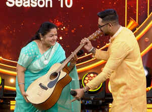 Ks Chithra surprises Dilraj on show