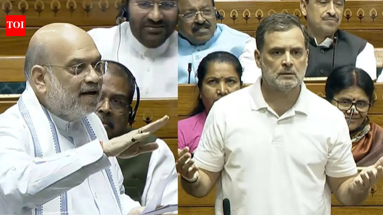‘He should learn from his sister’: Amit Shah targets Rahul Gandhi after 'magician' dig at PM Modi