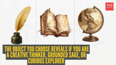 Personality test:  Ink and quill, old book, or globe? The object you choose reveals if you are a creative thinker, grounded sage, or curious explorer