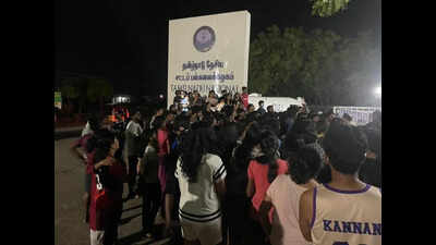 TN says comments by TNNLU VC ‘casual’, students continue protest