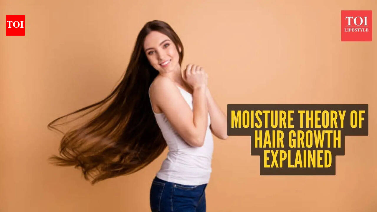 What is the moisture theory of growing hair faster?