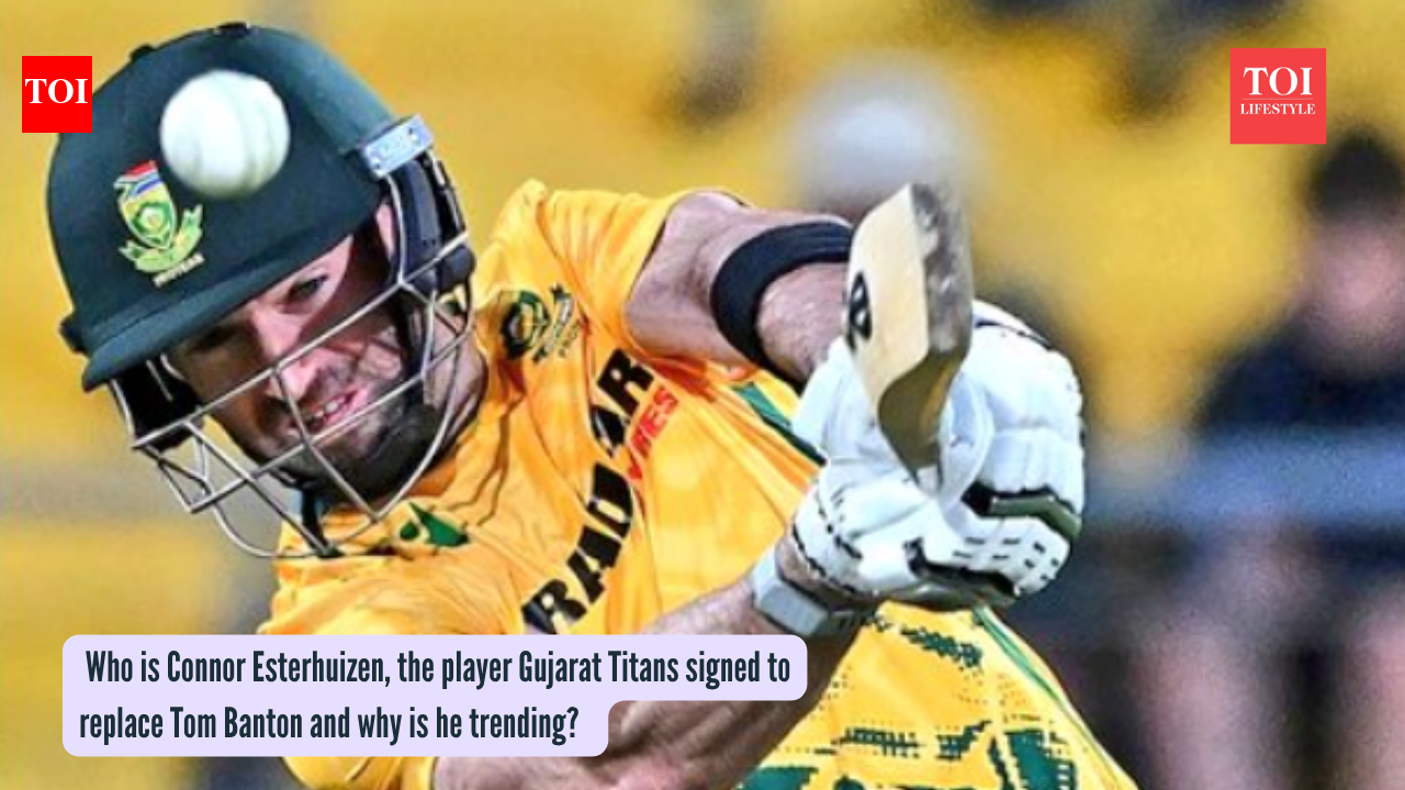 Who is Connor Esterhuizen, the player Gujarat Titans signed to replace Tom Banton and why is he trending?