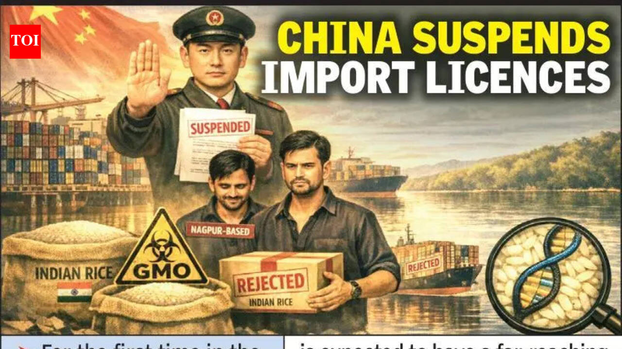 China suspends import licences of 3 Indian rice exporters, terms produce GMO