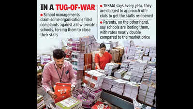 Schools say no profit on book sales, parents counter claim