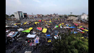 Two FIRs over misleading posts on slum fire