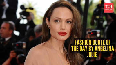 Fashion quote of the day by Angelina Jolie - "Anyone can put on a dress. It's your mind that defines you."