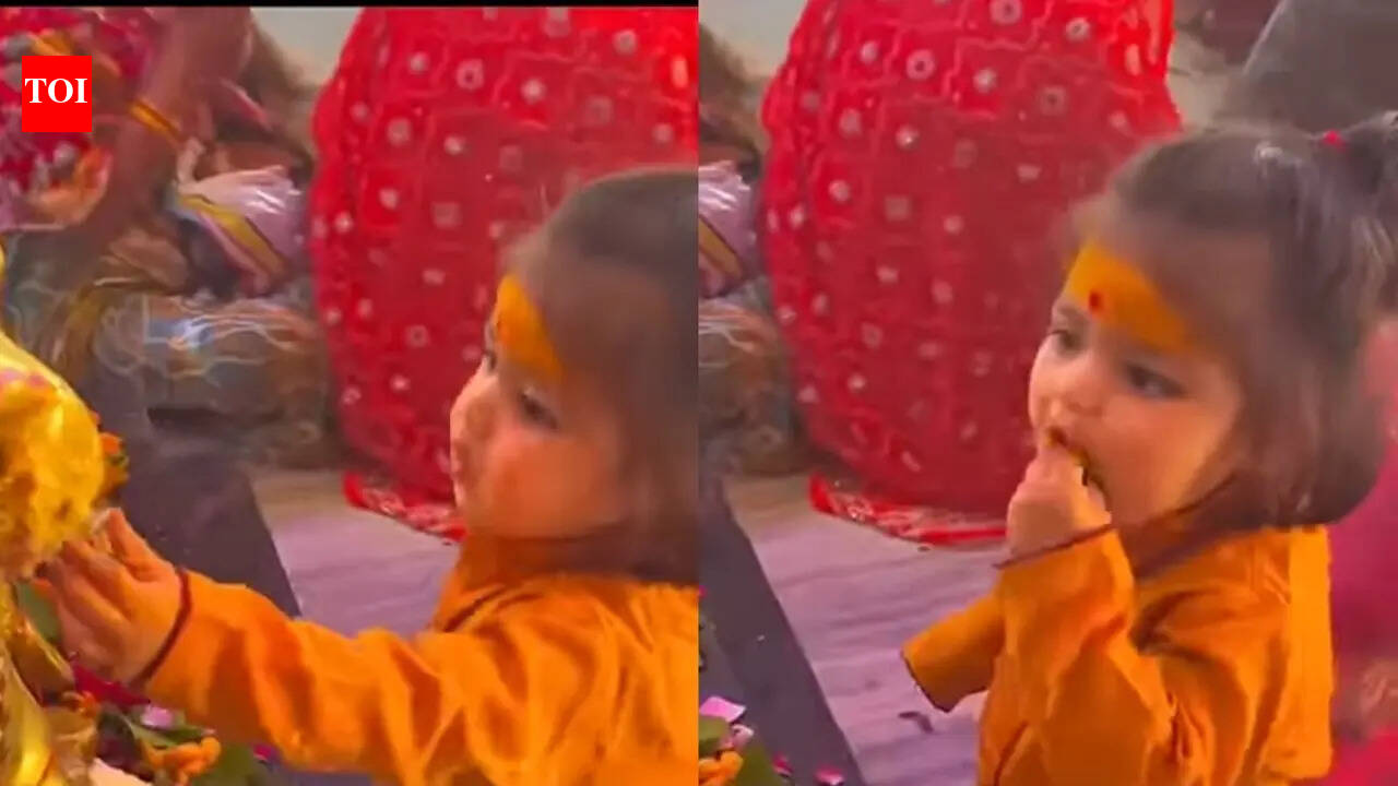 Little boy eats offering meant for God during pooja; innocent act melts hearts online