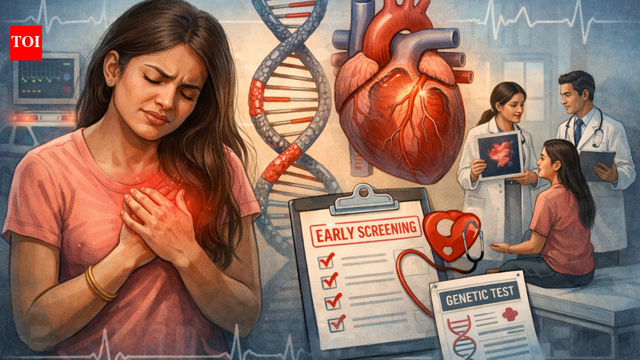 Rising heart attacks among young Indian women linked to genetic risk: Experts urge early screening