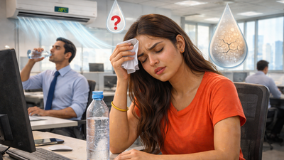 Why air-conditioned offices are making desk workers more dehydrated than ever