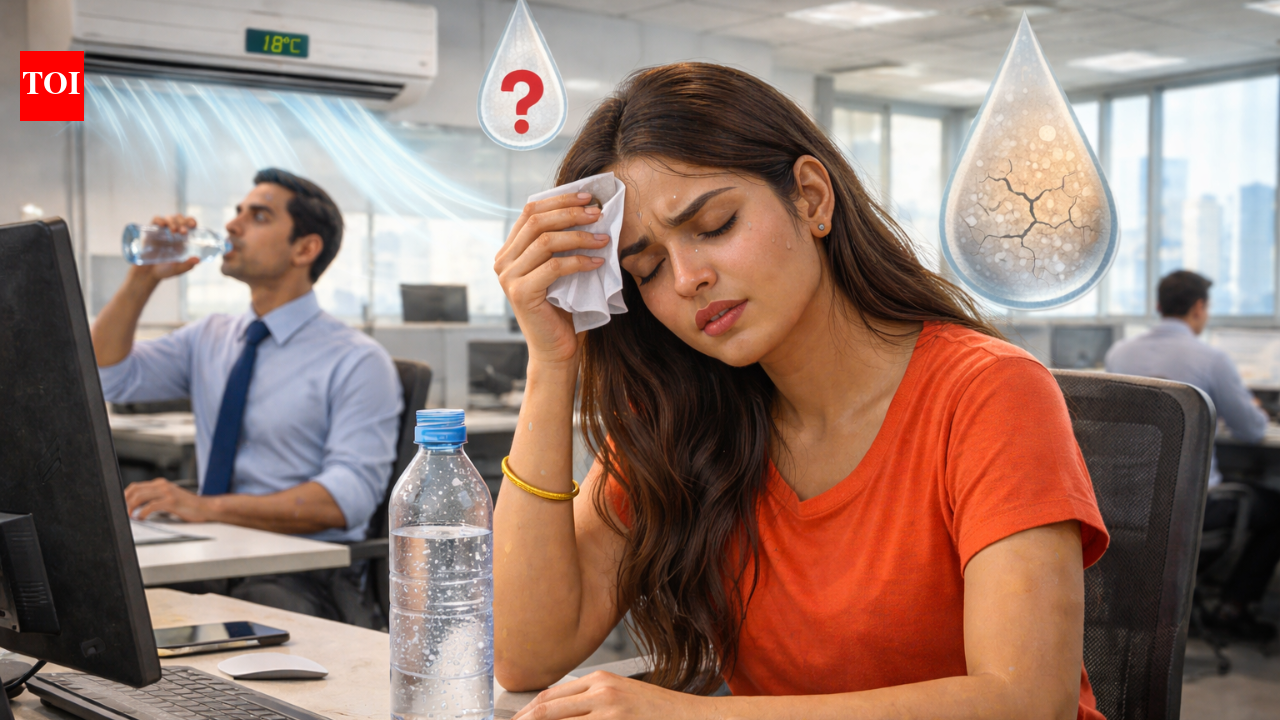 Why air-conditioned offices are making desk workers more dehydrated than ever