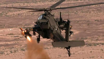 Watch: US Army completes first rocket-powered launch of Altius 700 drone from Apache helicopter