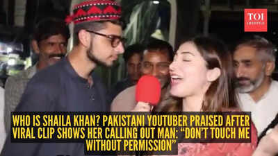 Who is Shaila Khan? Pakistani YouTuber praised after viral clip shows her calling out man: “Don’t touch me without permission”