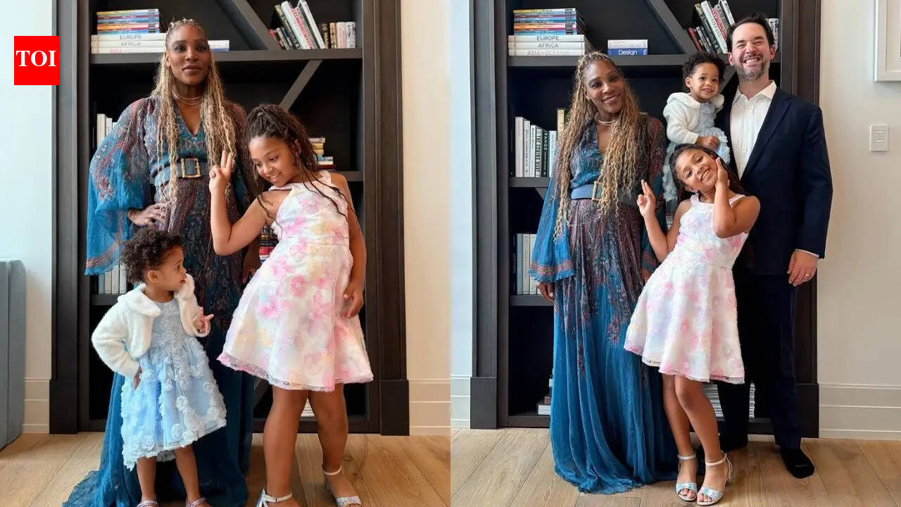 Serena Williams shares a cozy bedtime selfie with her kids in a heartwarming moment