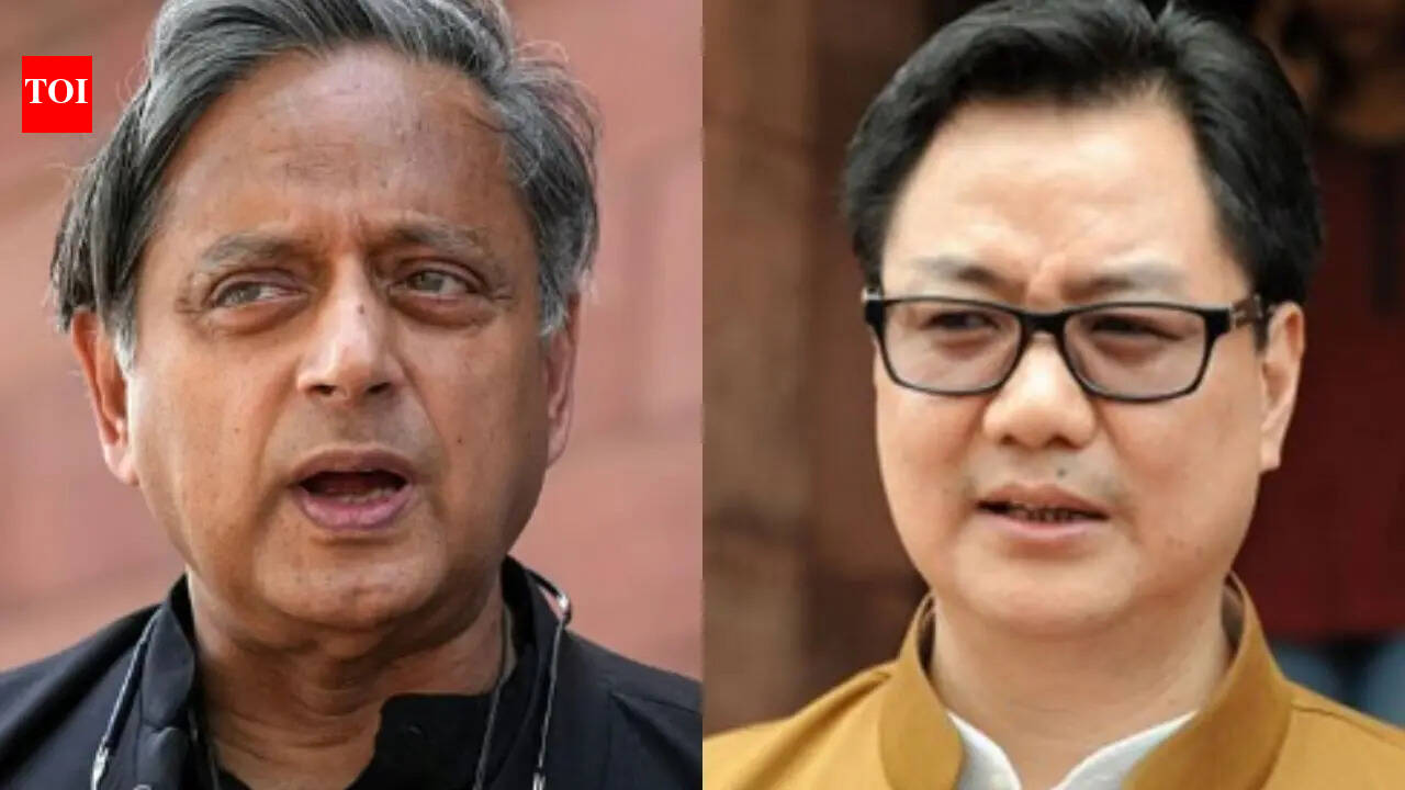 ‘No one can call me anti-women’: Shashi Tharoor shares lighthearted exchange with Kiren Rijiju
