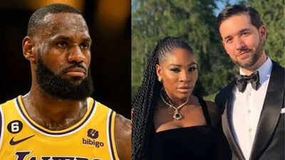 Serena Williams’ husband Alexis Ohanian reacts to $1.4 billion LeBron James daughter Zhuri James viral LOVB serve