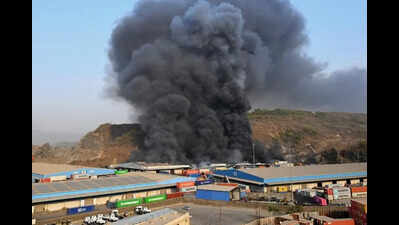 Major fire breaks out at chemical warehouse in Panvel, no injuries reported