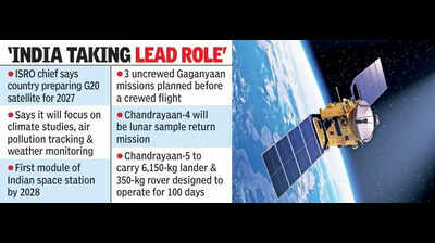 Indian will land on moon with tricolour by 2040, says ISRO chief