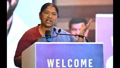 Seethakka calls human trafficking ‘modern-day slavery’, urges urgent action