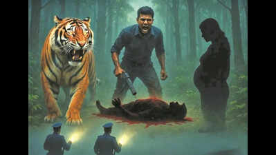 Gadchiroli man kills dad, pins blame on tiger; cops bust lie