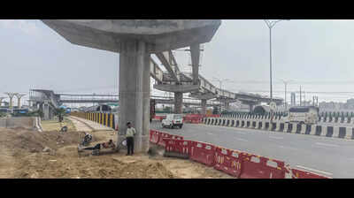 GMDA asks NHAI to halt eway flyover work over land use