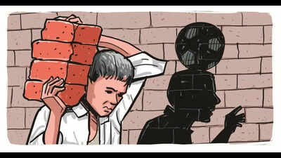 12-year-old boy found working at ZP school construction site