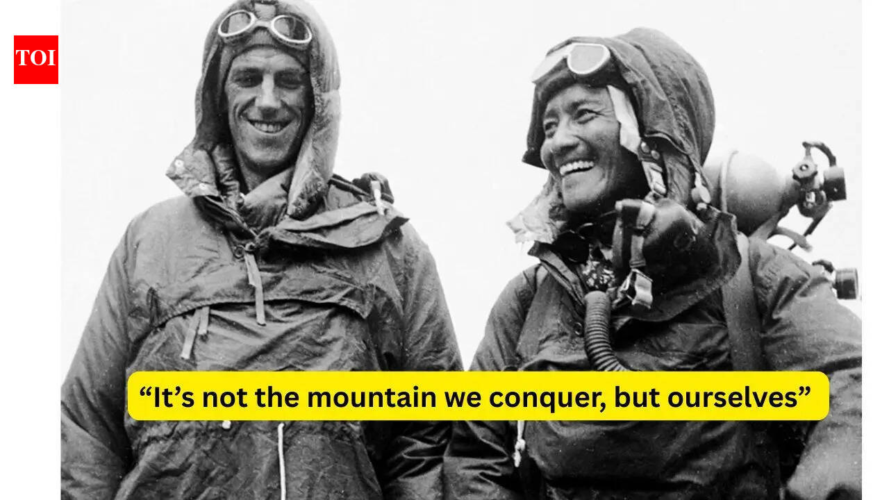 Travel quote of the day by Sir Edmund Hillary: “It’s not the mountain we conquer, but ourselves”