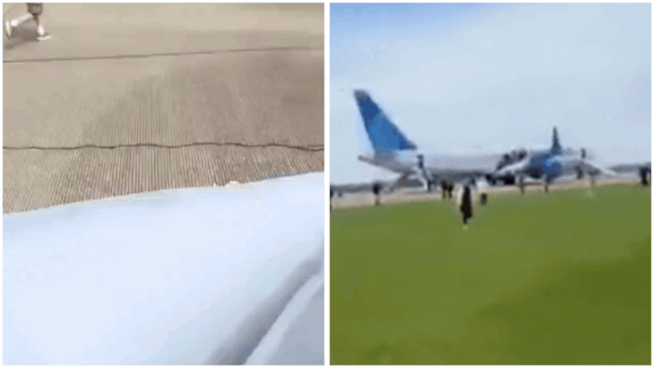 ‘Possible security issue’: United Airlines flight diverted, passengers evacuated via emergency slides in Pittsburgh - watch