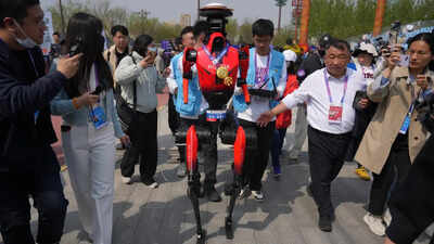 'Chinese Humanoid Robots' beat human winners in half-marathon race, again 'proving' Elon Musk right about China being Tesla's only competitor