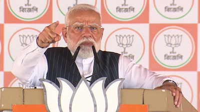 ‘TMC didn’t want more daughters as MLAs and MPs’: PM Modi in Bengal after women quota bill failure | India News – The Times of India