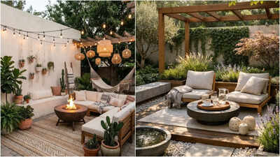 Outdoor spaces mirror indoor living