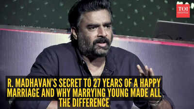 R. Madhavan's secret to 27 years of a happy marriage and why marrying young made all the difference