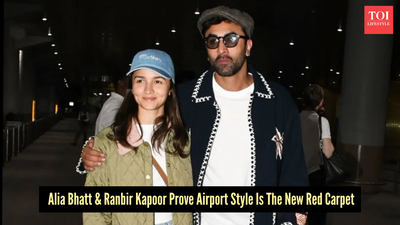 Alia Bhatt & Ranbir Kapoor just rewrote airport style with luxury labels loud enough to whisper power