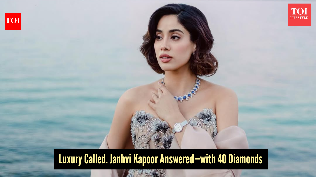 Janhvi Kapoor’s 40-diamond-studded watch isn’t telling time, it’s telling who’s the real boss