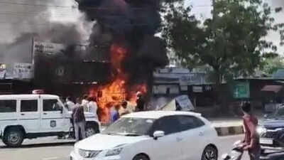 Tension grips Gujarat’s Dhandhuka: Youth stabbed to death after road accident; shops set ablaze, properties damaged