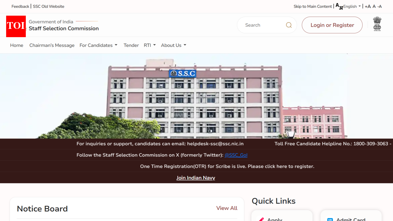 SSC GD Constable 2026 exam city intimation slip released for CAPFs, SSF, Assam Rifles, NCB: Direct link to download here