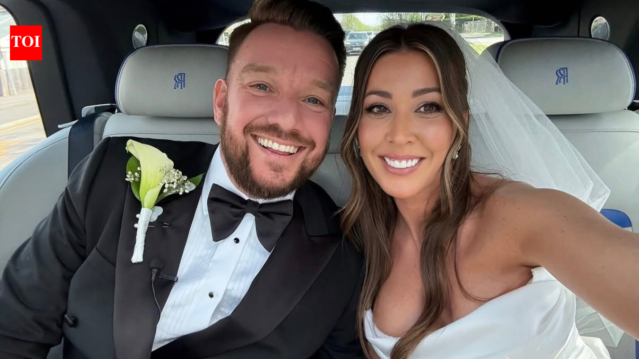 Former Tottenham star Jamie O’Hara marries girlfriend Keziah Grubb in intimate ceremony, Jason Cundy’s Ange Postecoglou mask steals the show