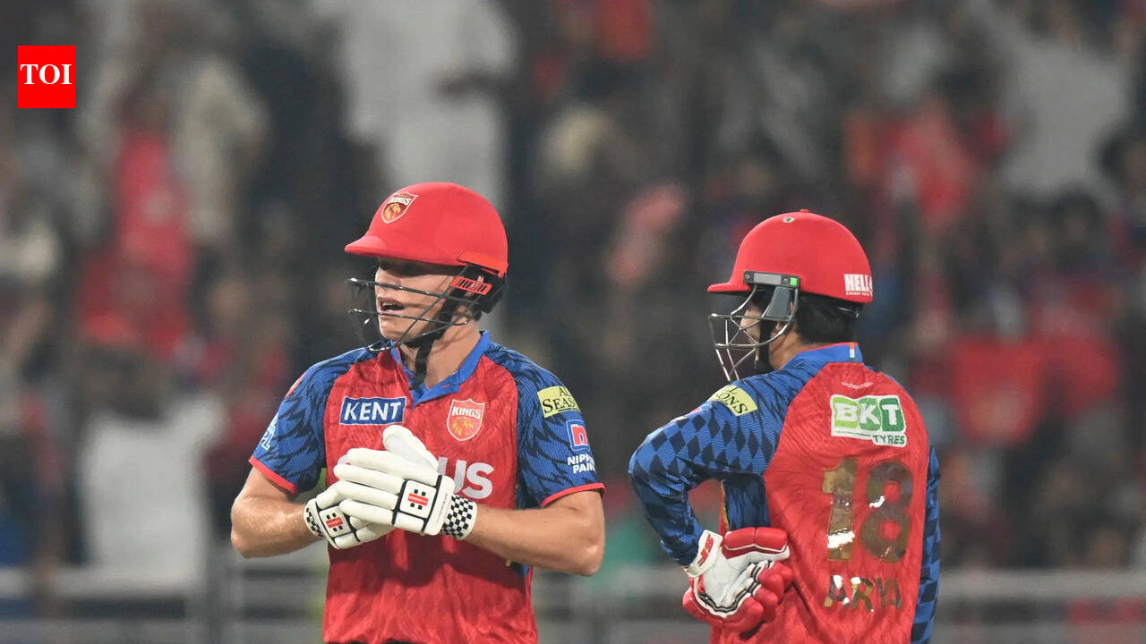 IPL Live: Arya and Connolly both hit fifties as Punjab Kings pile on the runs