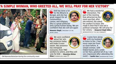At Ladies’ Park, Didi meets constituents of ‘mini India’