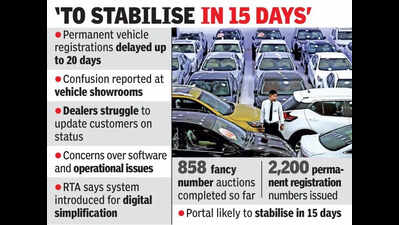 VAHAN portal transition triggers vehicle registration delays in state