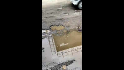 Potholes, cracks & flood: Roads here will test your driving skills