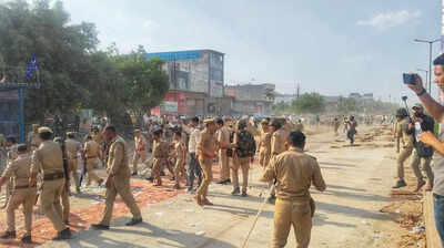 Ambedkar statue damaged, posters torn, hundreds hit the street in Loni