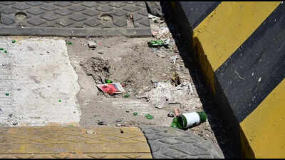19 months on, faulty Kawarapeth flyover still a mess, turns hub for anti-social activities