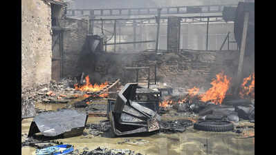 Major fire at auto warehouse in Gurgaon, two other incidents reported