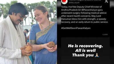 Pawan Kalyan surgery update: Anna Konidela says ‘He is recovering’; ‘Ustaad Bhagat Singh’ actor advised rest | Telugu Movie News – The Times of India