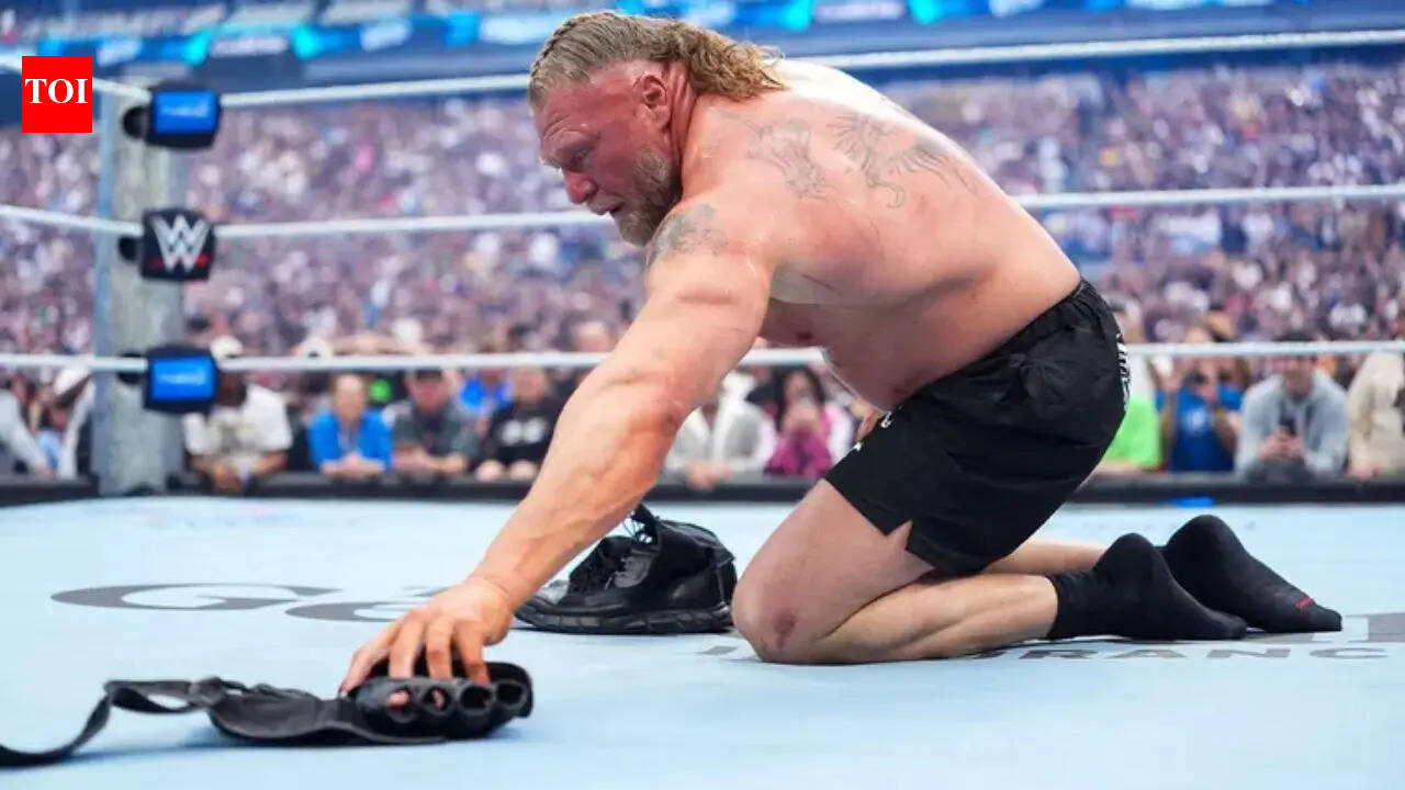 Did Brock Lesnar retire? Here’s what his WrestleMania 42 gesture means