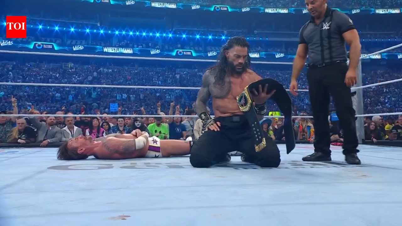 WWE WrestleMania 42 Night 2 Results &amp; Highlights: Roman Reigns wins World title after 2 years, Brock Lesnar signals retirement, and more