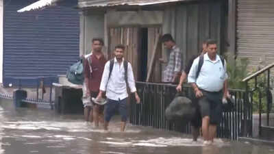 Guwahati reels under waterlogging after heavy rain; normal life hit, schools closed