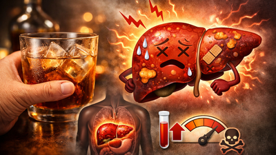 A daily drink can hurt your liver without you even knowing it