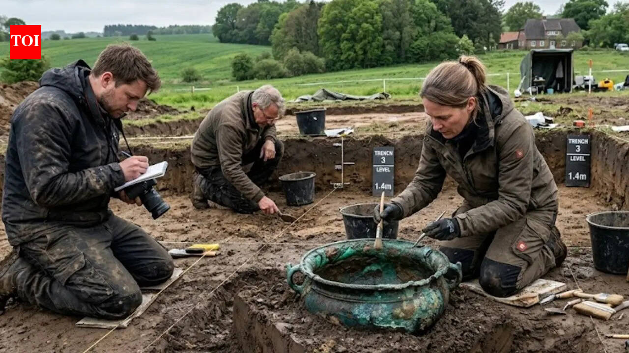 Rare 1,700-year-old bronze cauldron found in Northern Germany rewrites connection to the Roman Empire